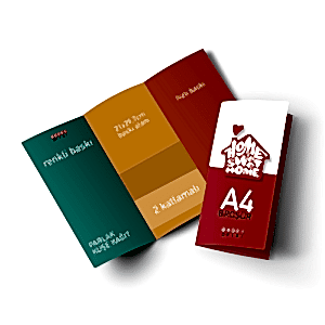 A4 3 Katlamalı Broşür
