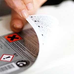 Çift yüz baskılı sticker