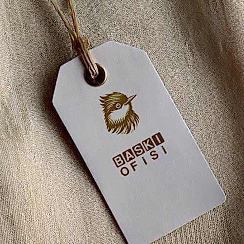 Yaldız Baskılı Karton Etiket