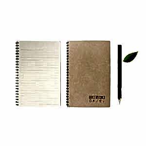 Kraft Sipiralli Logo Baskılı Defter